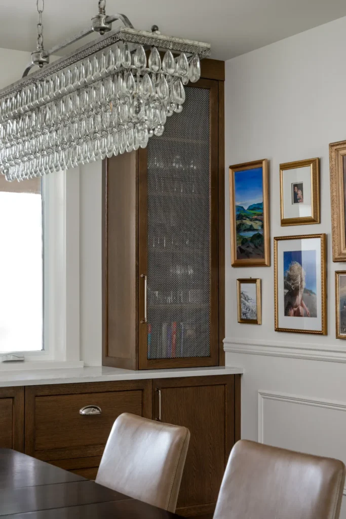 newly designed dining area