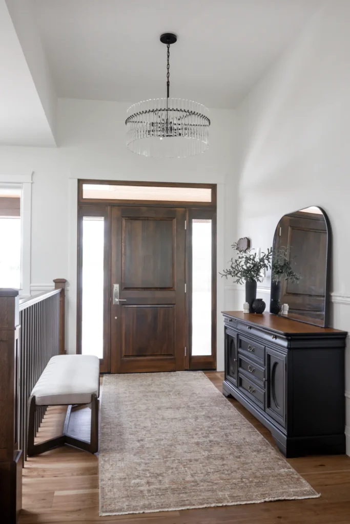 main entrance way to house just renovated